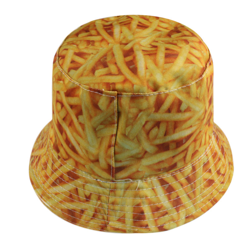 Sombrero de imprenta de la serie de alimentos de poliéster al por mayor